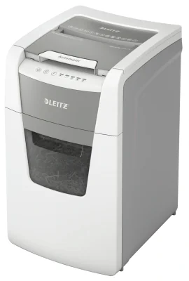 Leitz IQ Autofeed Office 150 Automatic Paper Shredder P4, Cross shredding, 22 cm, 4 x 30 mm, 44 L, 350 sheets, 55 dB