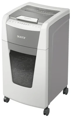 Leitz IQ Autofeed Office 300 Automatic Paper Shredder P4, Cross shredding, 22 cm, 4 x 30 mm, 60 L, 500 sheets, 55 dB
