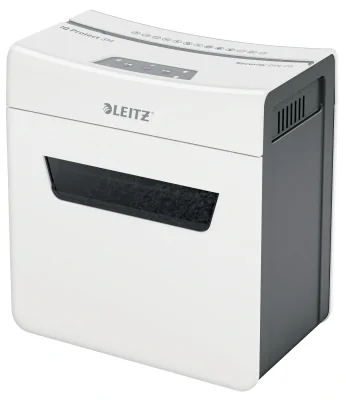 Leitz IQ Protect Premium Paper Shredder 3M P5, Micro-cut shredding, 2 x 15 mm, 10 L, 125 sheets, 55 dB, Touch