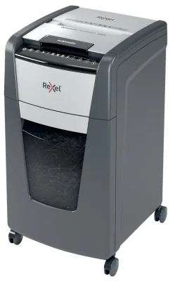Rexel Optimum AutoFeed+ 300X Automatic Cross Cut Paper Shredder P4, Cross shredding, 23 cm, 4 x 25 mm, 60 L, 500 sheets, 55 dB