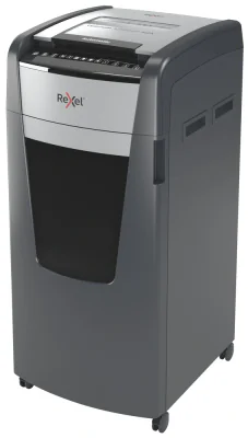 Rexel Optimum AutoFeed+ 600X Automatic Cross Cut Paper Shredder P4, Cross shredding, 23 cm, 4 x 36 mm, 110 L, 900 sheets, 55 dB