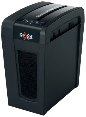 Rexel Secure X8-SL Whisper-ShredTM Cross Cut Paper Shredder P4, Cross shredding, 4 x 40 mm, 14 L, 125 sheets, 55 dB, Buttons