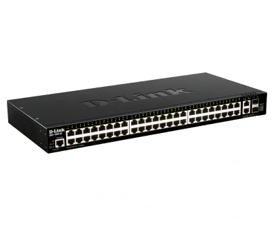 Switch D-LINK DGS-1520-52/E, 48x Gigabit, 2x 10G, 2x SFP+, L3, gestionat