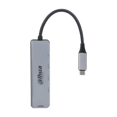 Docking station USB-C 5 în 1 DAHUA DH-TC35, HDMI, USB 3.0, PD, Grey