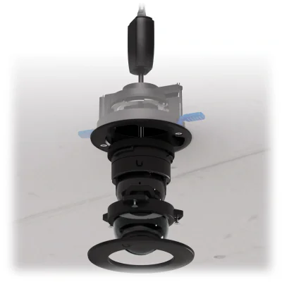 Dome camera mounting accessory for reces