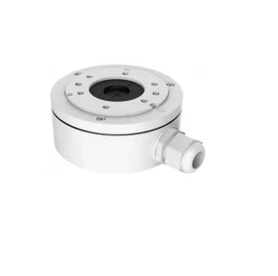 Doza conexiuni pentru camere Hikvision DS-1280ZJ-XS; material aluminiu; dimensiuni: 100 x 43.2 x 129mm, greutate: 320g.