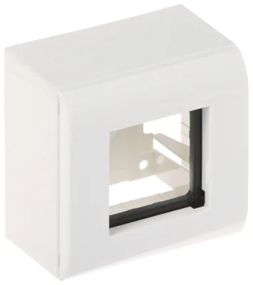 Doză cu suport și ramă STASIŃSKI PK/SR/2M, System 45, 1 modul 45 x 45 mm
