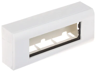 Doză cu suport și ramă STASIŃSKI PK/SR/6M, System 45, 3 module 45 x 45 mm