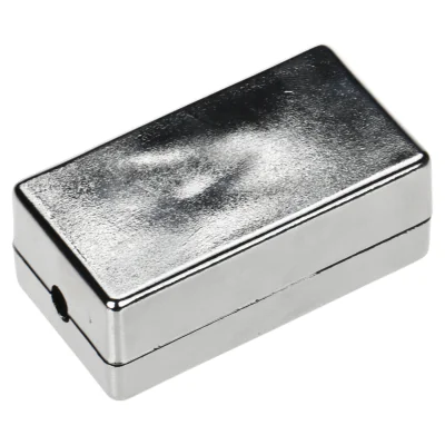 Doză de conexiuni ecranată BASE LINK PU-5-E, argintie, plastic