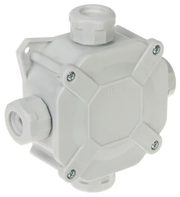 Doză de conexiuni Elektro-Plast PHW-75X75/EPN, IP67, 4 intrări cu presetupe PG