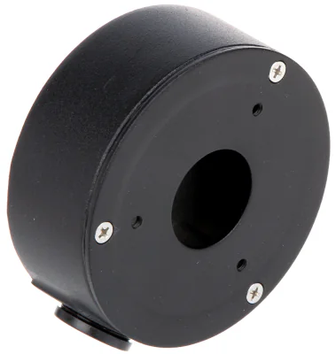 Doză de joncțiune pentru cameră DAHUA PFA134-BLACK, pentru camere DAHUA, diametru gât Ø 90 mm, negru
