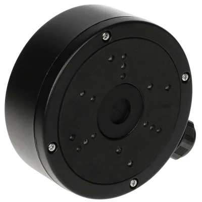 Doză de joncțiune pentru cameră STG STG-1280ZJ-S(BLACK), pentru camere Hikvision, diametru gât Ø 137 mm, negru