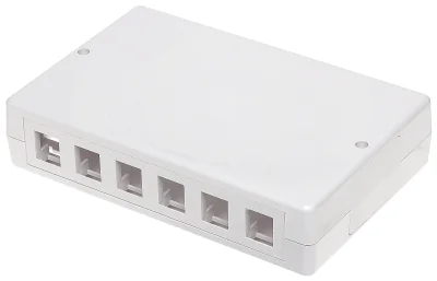 Doză de montaj pentru module Keystone FX12-MULTI, 12 locuri (2 x 6), PET