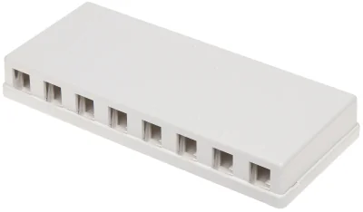 Doză de montaj pentru module Keystone FX8-MULTI, 8 locuri, PET