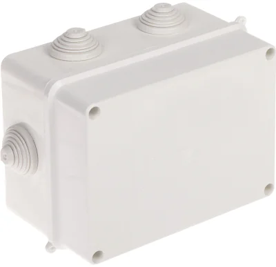 Doză de ramificație cu presetupe Elektro-Plast LUX-158X118/EPN, IP55, 6 intrări Ø 29 mm