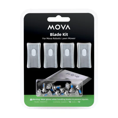 Dreame MBKM10, Lawn mower blade, Dreame, Mova 1000, Mova 600, Black, Green, Metallic, White, 160 mm, 120 mm