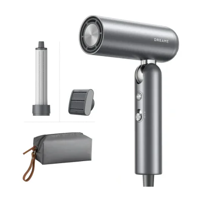 Dreame Pocket, 110000 RPM, 70 m/s, 50 m³/h, 57 °C, 60 dB, Grey