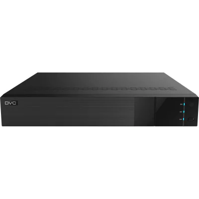 DRN-32164R - NVR standalone cu 32 de canale, compatibil cu camere DVC IP de 16Mpx/8Mpx/6Mpx/4Mpx/1080p, 4 x HDD, quadplex, compresie H.264/H.265, viteză