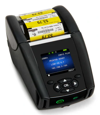DT Printer ZQ610 Plus 2"/48mm; English/Latin fonts, Wi-Fi 6 Dual Radio(802.11AX / BT5.x),Linered platen,0.75" core,Shoulder strap,Belt clip