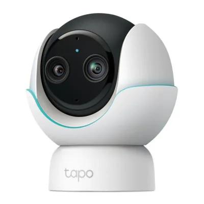 Dual-Lens Smart Baby Camera SPEC:2K QHD (2560x1440) &1080p (1920×1080), 2.4G/5GHz, Bluetooth 5.0, Horizontal 360º FEATURE: Dual Lens, Pan/Tilt, Smart AI Detection (covered face, baby crying, safety fence, baby snap, motion, people, pets, abnormal sou