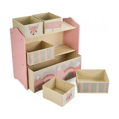 Dulap depozitare jucarii Pink Forest UGMDU06-PKF