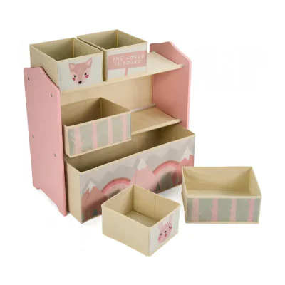 Dulap depozitare jucarii Pink Forest UGMDU06-PKF
