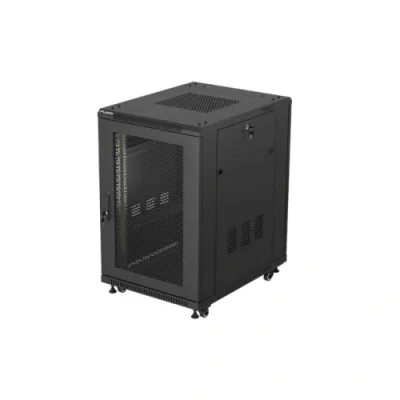 Dulap rack 19" perete 18U/600X800 FLAT PACK WITH MESH DOOR, self- assembly, greutate maxima suportata 800 kg, RAL color RAL9004