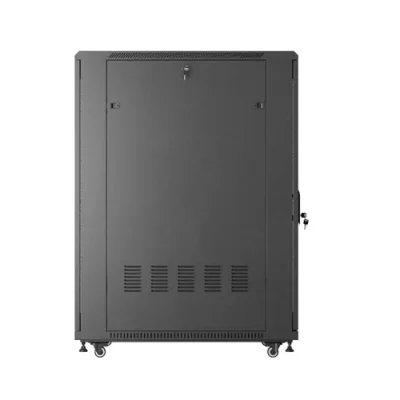 Dulap rack 19" perete 27U/600X1000 (FLAT PACK) WITH MESH DOOR, self- assembly, greutate maxima suportata 800 kg, RAL color RAL9004