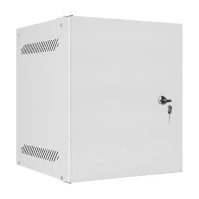 Dulap rack de perete Lanberg 10" 6U/280x310, autoasamblare, ușă metalică, gri