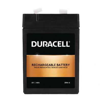 Duracell DR4-6, 6 V, 24 Wh, 4000 mAh, 650 g, 47 mm, 99 mm