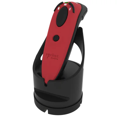 DURASCAN D720 LINEAR BARCODE+QR/CODE READER RED + CHARGING DOCK