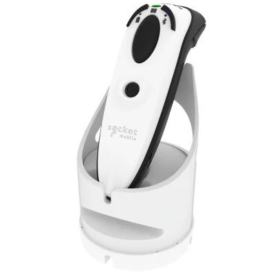 DURASCAN D720 LINEAR BARCODE+QR/CODE READER WHITE+ CHARGING DOCK
