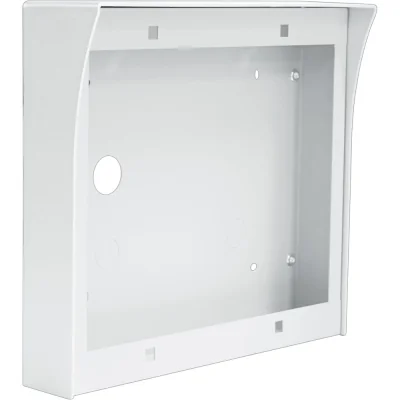DVC 821/2X2-S - Cadru seria DVC 821 pentru găzduirea a 4 module în două coloane, include partea frontală din otel inoxidabil, cutie si cadru de protectie îm