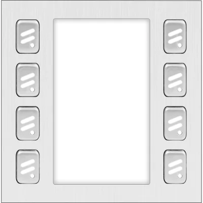 DVC 821/M8-8 - Modul cu 8 butoane mecanice de apel iluminate pentru instalare în cadrul DVC 821.
