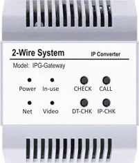 DVC DT-IPG v3 - Modul IP pentru sistemele de interfonie DVC cu doua fire. Posibititatea de a extinde sistemul la 6368 de adrese in cazul utilizarii de postu