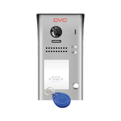 DVC DT607/FE/ID/S1/RH - Unitate de apel video pentru exterior cu cameră color fisheye (170°) si 1 buton de apel. Fabricată din otel inoxidabil. Protectie IP54. Citi