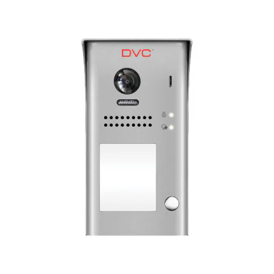 DVC DT607C/S1/RH - Unitate de apel video pentru exterior cu cameră color fisheye (170°) si 1 buton de apel. Fabricată din otel inoxidabil. Protectie IP54. Citi