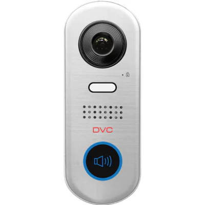 DVC DT610/FE - Unitate de apel video pentru exterior cu design compact, camera color Fish-eye si 1 buton de apel mare iluminat. Protectie IP44. Montaj de s