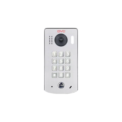 DVC DT611/MK - Post de apel video pentru exterior cu conexiune pe 2 fire cu tastatura mecanică iluminată. Suporta 2 grupuri de parole cu 40 coduri per grup