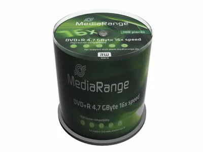 DVD+R 16x CB 4,7GB MediaR 100 pieces "MR443"