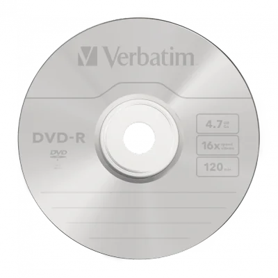DVD-R VERBATIM, 4.78GB, VITEZA 16X, MATT SILVER SURFACE, JEWEL CASE, 1 BUC, "43519"