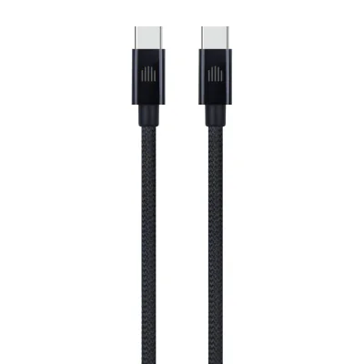Dviced Cable USB-C to USB-C Nylon Textile 1,25m - Black