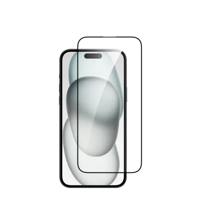 Dviced iPhone 15 silk print screen protector with applicator
