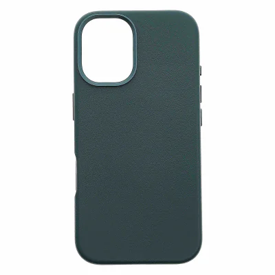 Dviced Leather case with magsafe for iPhone 16 - Blue