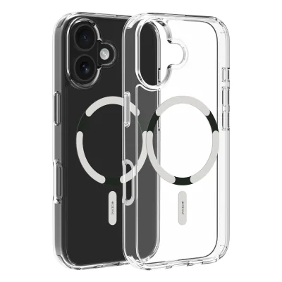 Dviced MagSafe iPhone 17 clear case - White