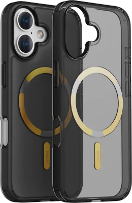 Dviced MagSafe iPhone 17 smoke case - Gold