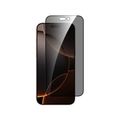 Dviced privacy tempered glass screen protector edge to edge for iPhone 16 Pro with applicator Duo Pack