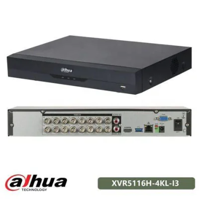 DVR Dahua WizSense cu 16 canale Penta-brid 4K Value/5MP Mini 1U 1HDD