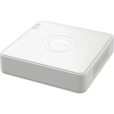 DVR Hikvision 4 canale IDS-7104HQHI-M1/T, TURBO HD, H.265 Pro+/H.265 Pro/H.265 video compression, BNC interface (1.0 Vp-p, 75 Ω), supporting coaxitron connection, pana la 6-ch IP camera inputs (pana la 6MP), pana la 3K/5M Lite @ 12 fps encoding capab