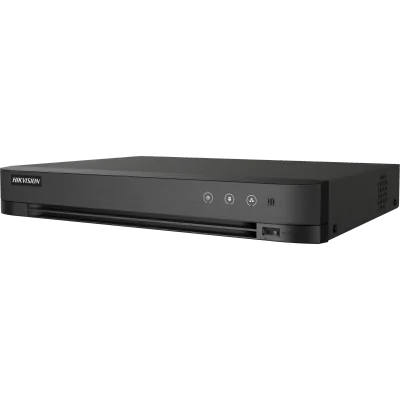 DVR Hikvision 4 canale IDS-7204HQHI-M1/XT, 2MP, AcuSense deep learning algorithm, filtrarea alarmelor false dupa corpul uman si masini (2 canale- line crossing and intrusion detection) sau captura si detectie faciala ( 1 canal )- cele 2 functii nu po